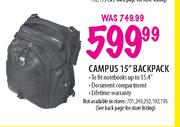 Targus Campus 15" Backpack