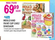 4M Mould & Paint Cup Cake/Dinosaur-Each