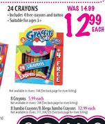 8 Crayons