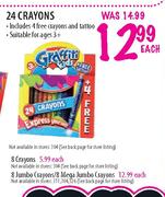 24 Crayons-Each