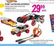 Hot Wheels Team 1:64 Racing Assorted-Each