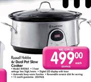 Russell Hobbs Dual Pot Slow Cooker-6Ltr Each