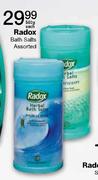 Radox Bath Salts - 500gm Each