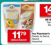 Ina Paarman's Ready To Serve Sauce - 200ml Each