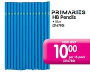 Primaries HB Pencils Blue-per 15 pack