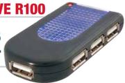 Belkin 4-Port USB 2.0 Black Hub
