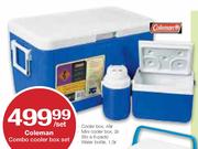 Coleman Combo Cooler Box Set-48 Ltr, 2 Ltr & 1.5 Ltr Water Bottle per set 