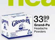 Grand-Pa Headache Powders-38's