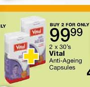 Vital Anti Ageing Capsules-2x30's