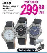 Jeep Gents Analogue Watches-Each
