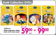 Disney Gold Collection DVDs-2's