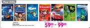 Disney Pixar DVDs-2's