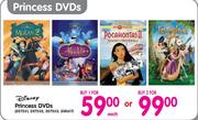 Disney Princess DVDs-Each