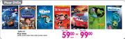 Disney Pixar DVDs-Each