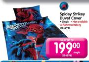 Spidey Strikey Single Duvet Cover-Each