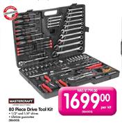Mastercraft Drive Tool Kit-80 Piece