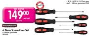 Mastercraft Screwdriver Set-6 Piece 