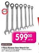 Mastercraft Reverse Gear Wrench Set-7 Piece