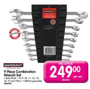 Mastercraft Combination Wrench Set-9 Piece