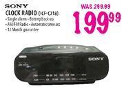 Sony Clock Radio (ICF-C218)