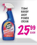 Handy Andy Power Cream-750ml Each