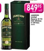 Jameson Limited Reserve 18 YO Irish Whiskey In Gift Box-750ml