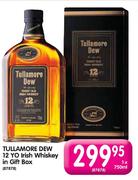 Tullamore Dew 12 YO Irish Whiskey In Gift Box-750ml