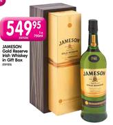 Jameson Gold Reserve Irish Whiskey In Gift Box-750ml