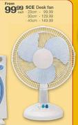 SCE Desk Fan - 30cm Each