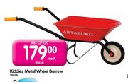 Kiddies Metal Wheel Barrow Each