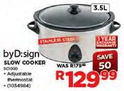 by:Dsign 3.5Ltr Slow Cooker(SC1000)