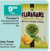 Flanagan's Aartappelskyfies Verskeidenheid-125g Elk