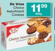 De Vries Choice Assortment Cookies-200g