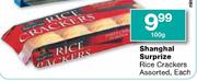 Shanghal Surprize Rice Crackers Assorted-100g Each