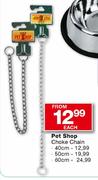 Pet Shop Choke Chain-40cm Each