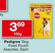 Pedigree Dog Food Pouch Assorted-100g