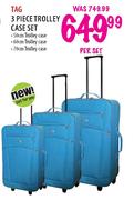 Tag 3 Piece Trolley Case Set