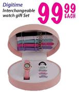 Digitime Interchangeable Watch Gift Set-Each