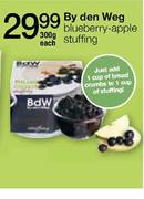 By Den Weg Blueberry-Apple Stuffing-300g Each