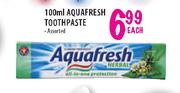 Aquafresh Toothpaste Assorted-100ml 