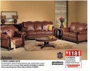 Alladin 3 Piece Lounge Suite