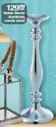 Home Decor Aluminium Candle Stand-Each
