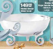Home Decor Silver Bowl-Each
