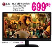 LG LED Monitor-18.5"