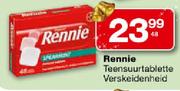 Rennie Teensuurtablette-48's