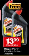 Harpic Power Plus Disinfectant-600ml Each