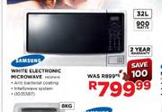 Samsung White Electronic Microwave ME9114W