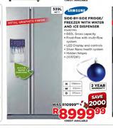 Samsung Side-By-Side Fridge/Freezer With Water And Ice Dispenser RSA1DTMG-539L Nett