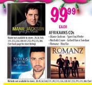 Afrikaans CDs Manie Jackson-Sprei Jou Vlerke/ Nocholis Louw-Gebed Van N Sondaar/ Romanz-Hou Vas-Each