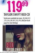 Taylor Swift Red CD